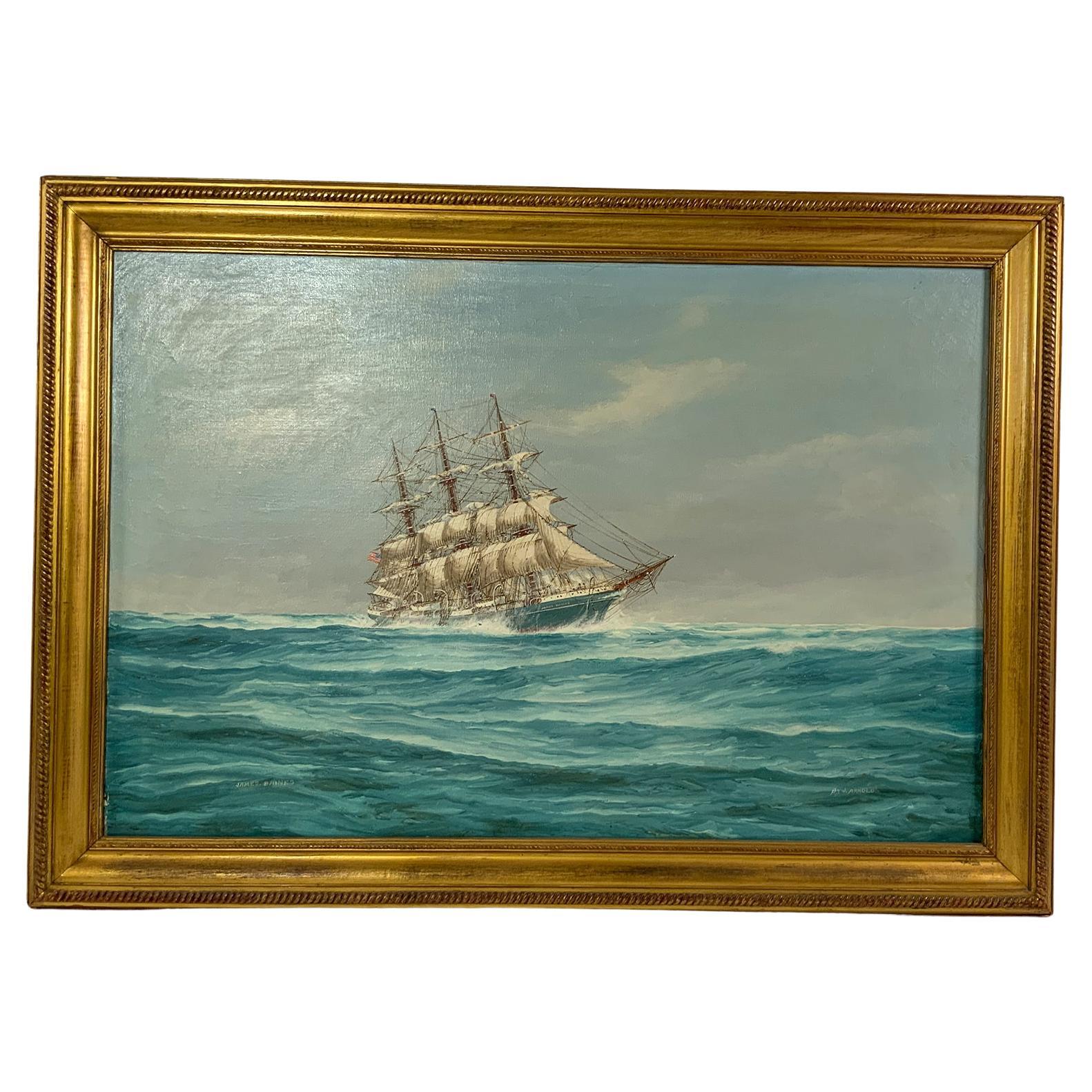 Painting Of The Clipper Ship James Baines