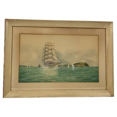 Painting of the Post Yacht Sea Cloud
