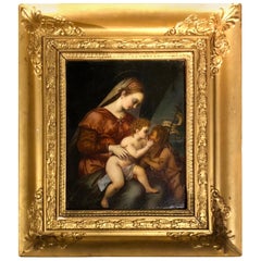Painting of the Virgin, Christ and Saint John the Baptist Children