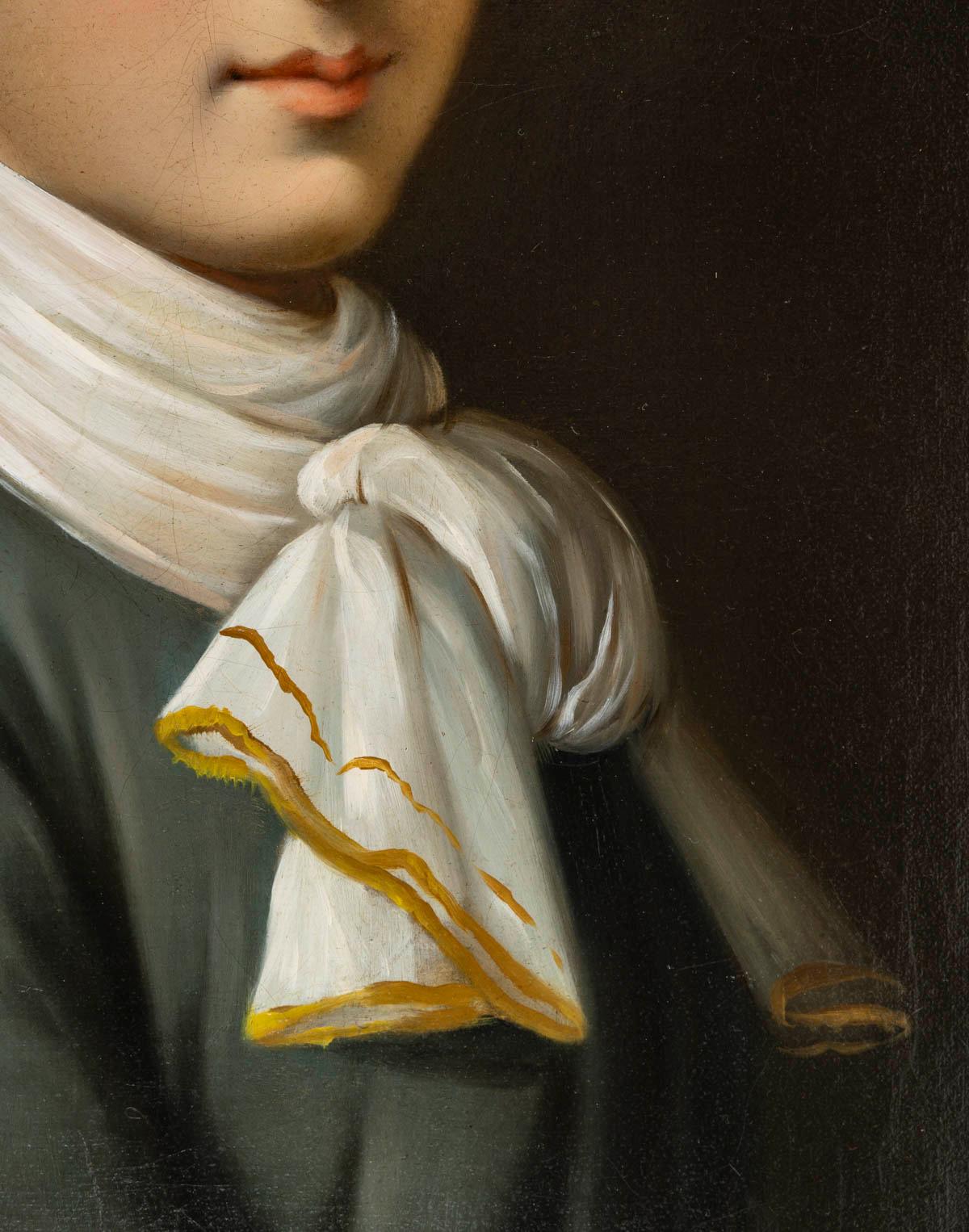 Louis XVI Painting, Oil on Canvas after Elisabeth Vigee Lebrun, Self-Portrait, circa 1789.