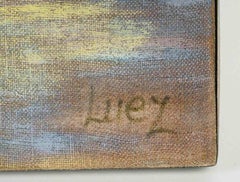 Painting, Oil on Canvas by Evelyne Luez, 1980-1990.
