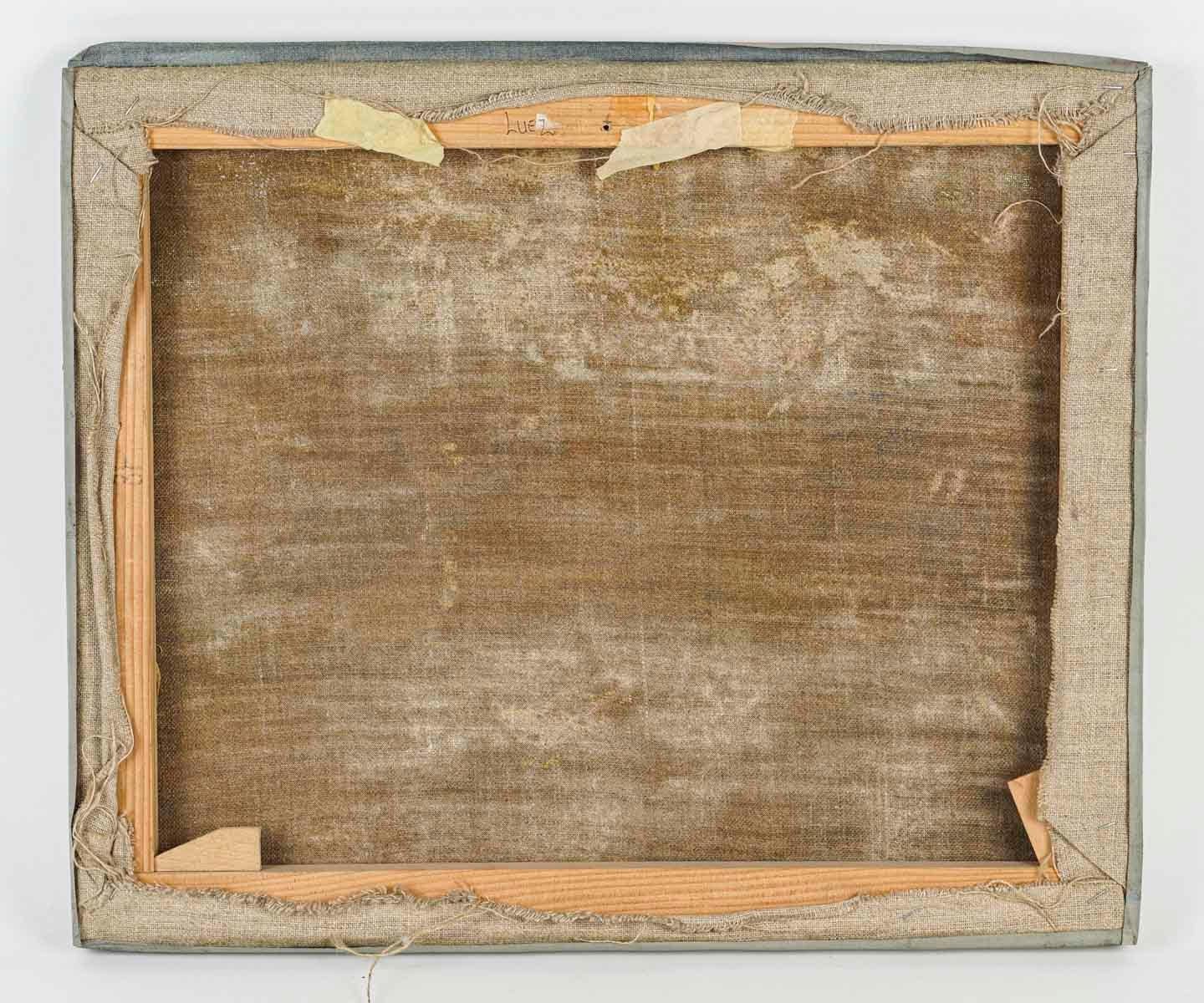 XX secolo Pittura, olio su tela di Evelyne Luez, 1980-1990. in vendita