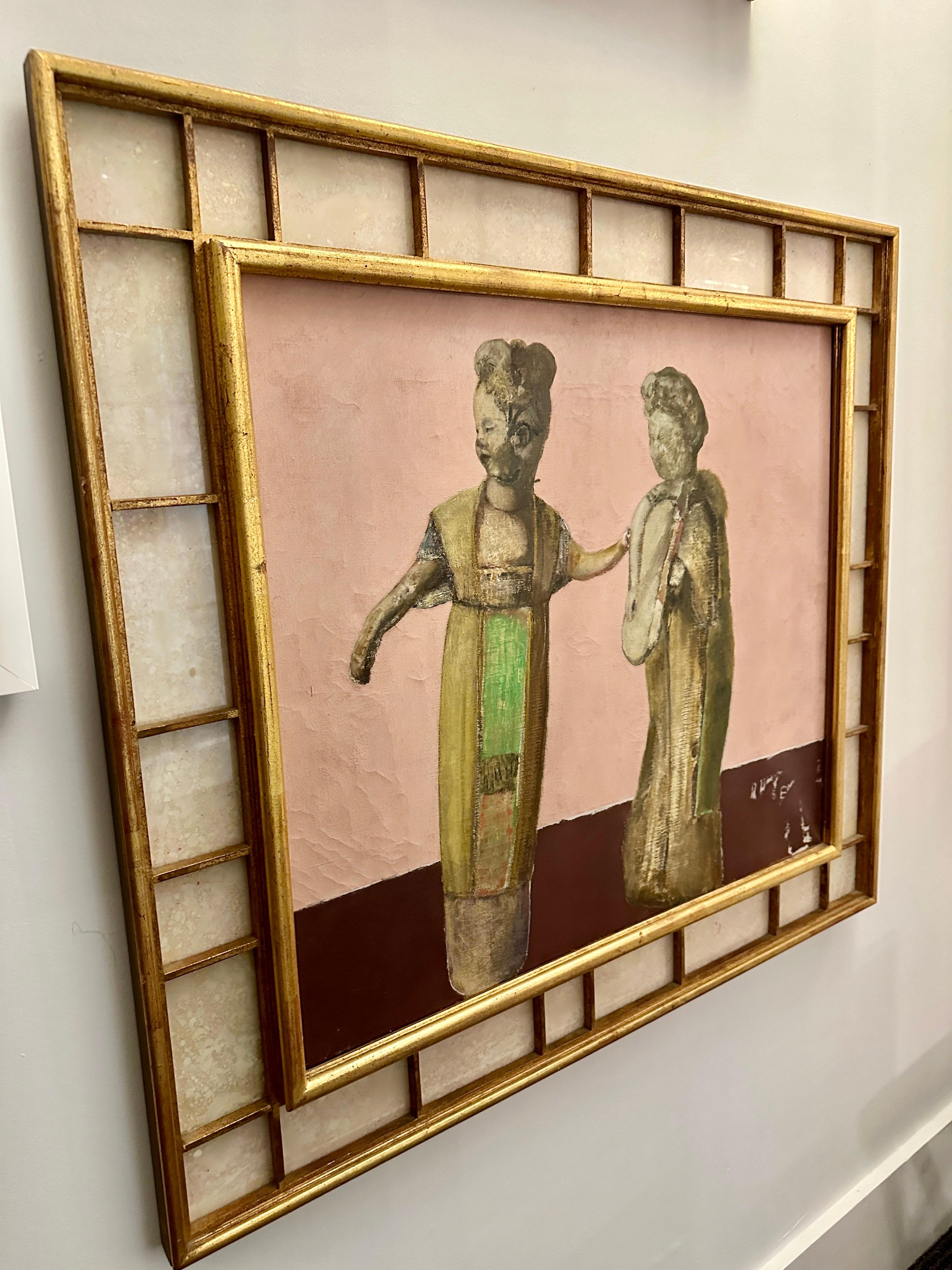 1965 oil painting on Canvas by Gordon Russell, American (Born 1932).  Titled 