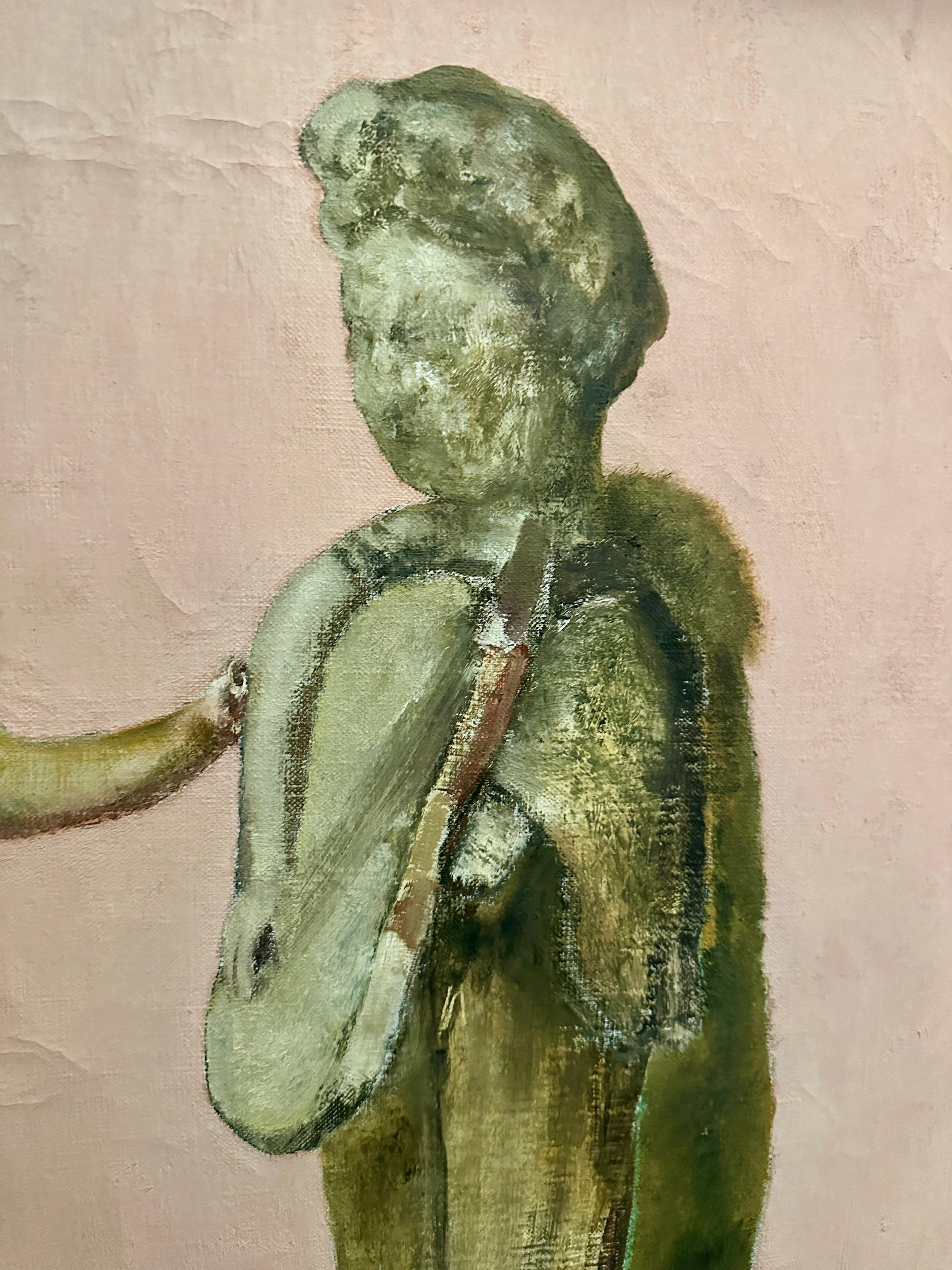 Painting Oil on Canvas by Gordon Russell 1965 In Good Condition For Sale In North Miami, FL