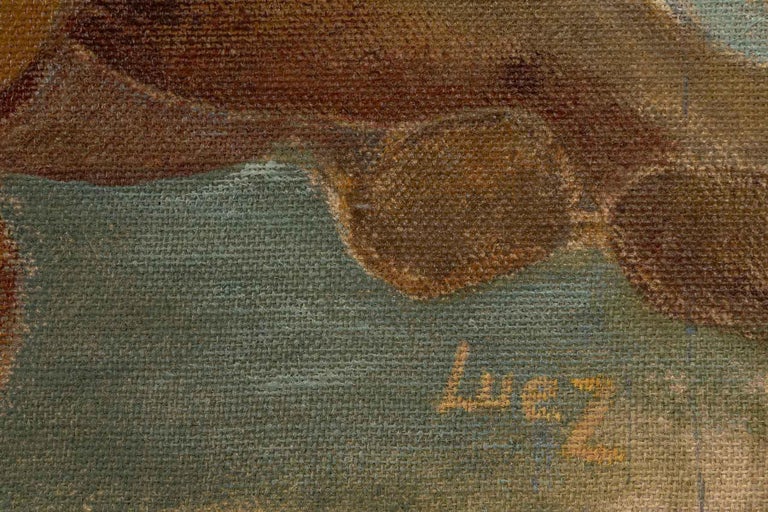 Painting, Oil on Canvas by Luez , Modern Art For Sale at 1stDibs