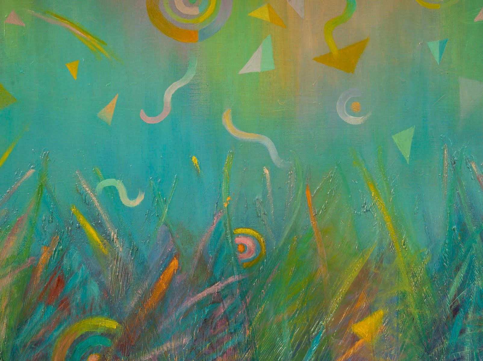 Gemälde, Öl auf Leinwand, von Santos Jocelyne, 1990. im Zustand „Gut“ im Angebot in Saint-Ouen, FR