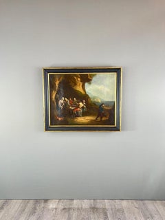 Peinture à l'huile sur toile École flamande, 18e siècle