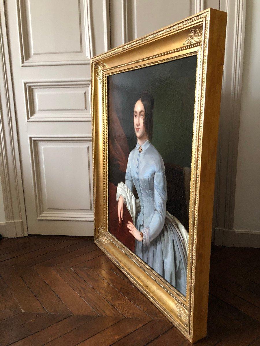 Painting, Oil on Canvas, Louis Philippe Period For Sale 4