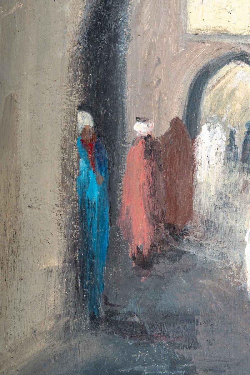 20th Century Painting Oil on Canvas Marrakech Early Xxth Century