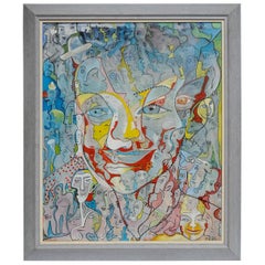 Painting Oil on Canvas Signed Alain Rothstein, 1996