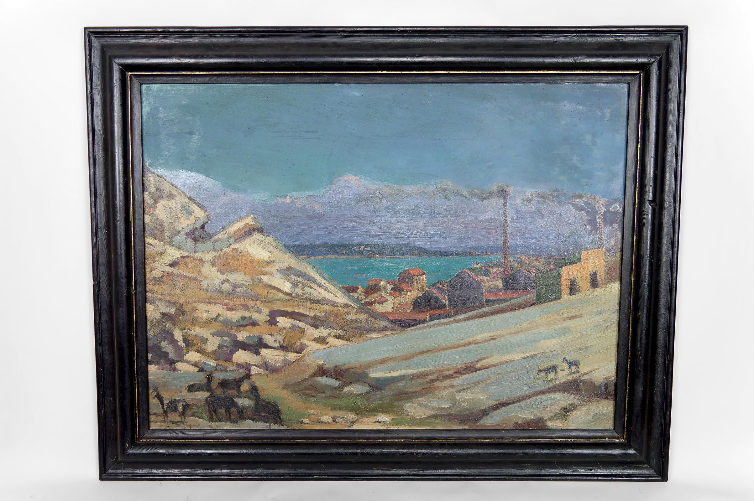 Gemälde, Öl auf Leinwand, 