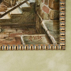 Cuadro «La antigua Riga», Igor Kolobov, Letonia, Riga, 2005