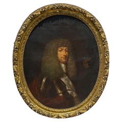 Painting on Bronze Of A Nobleman Neils Rosen Krantz