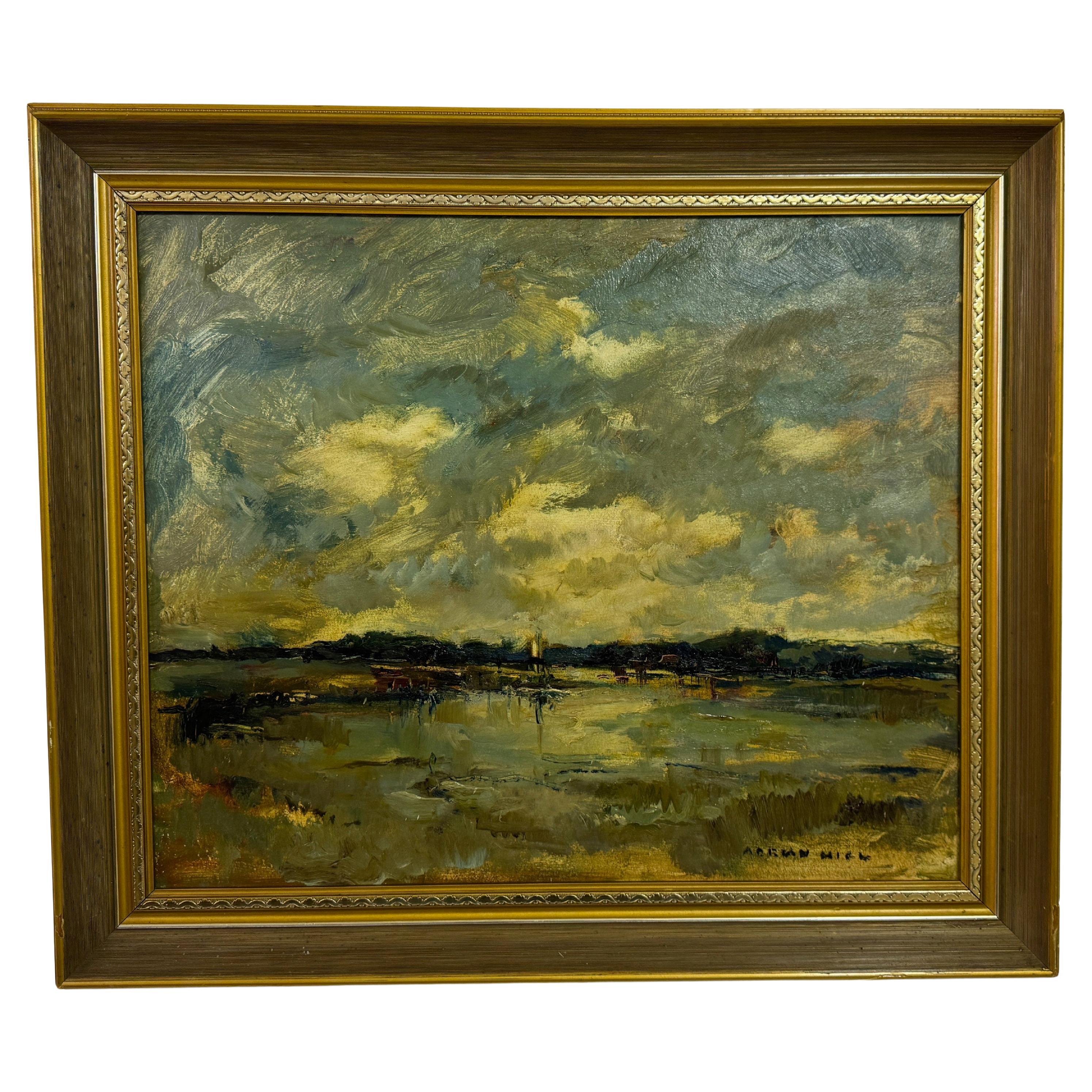 Painting on Canvas by Adrian Hill (1897-1977) For Sale