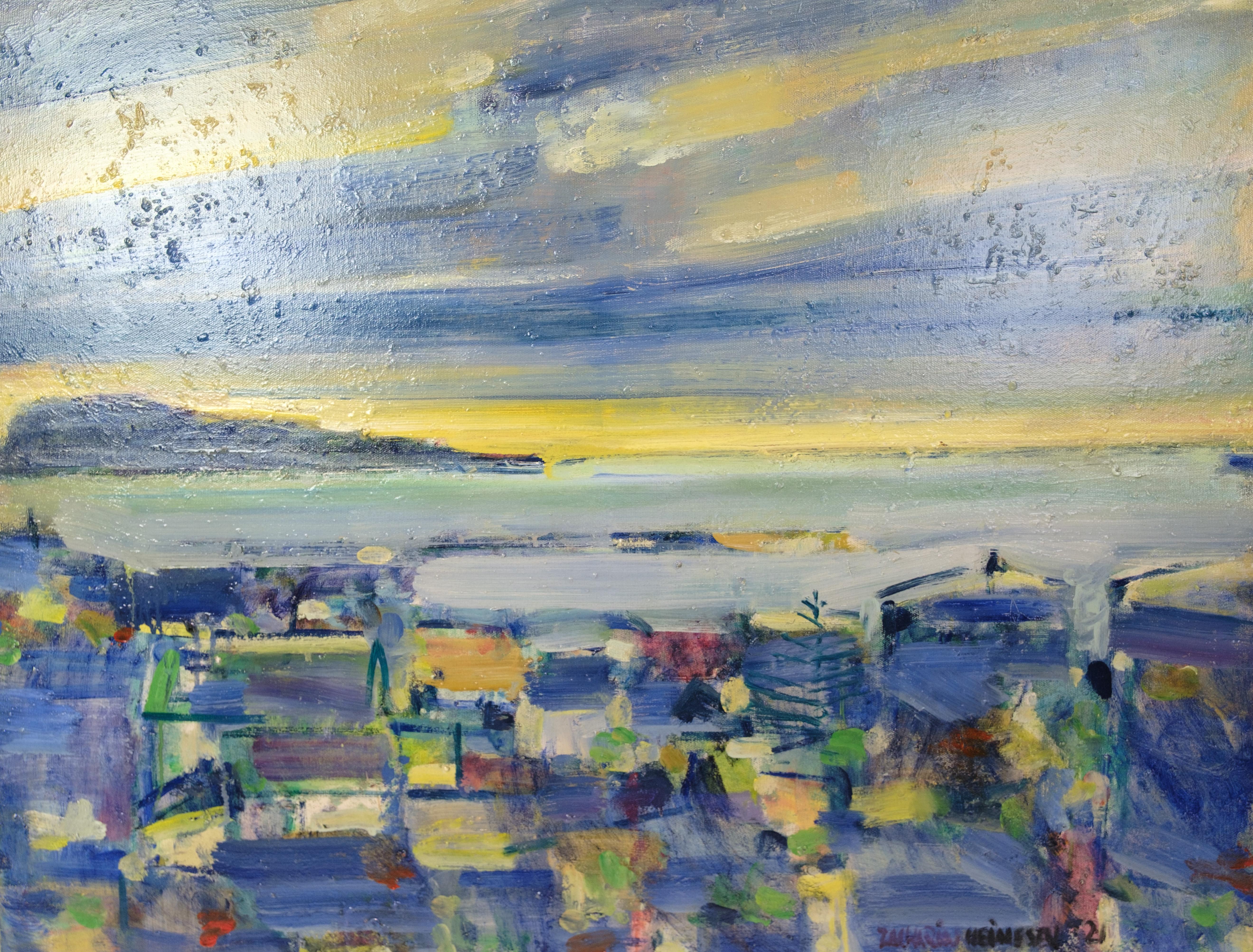 Contemporary Painting On canvas Motif 