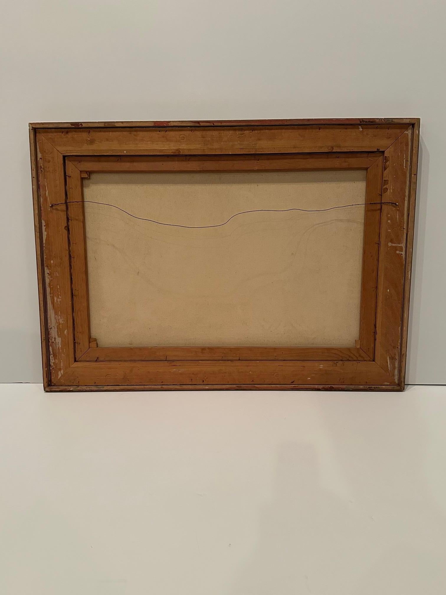 Gemälde auf Leinwand von  Formal-Garten von John Hulse (Ende des 20. Jahrhunderts) im Angebot