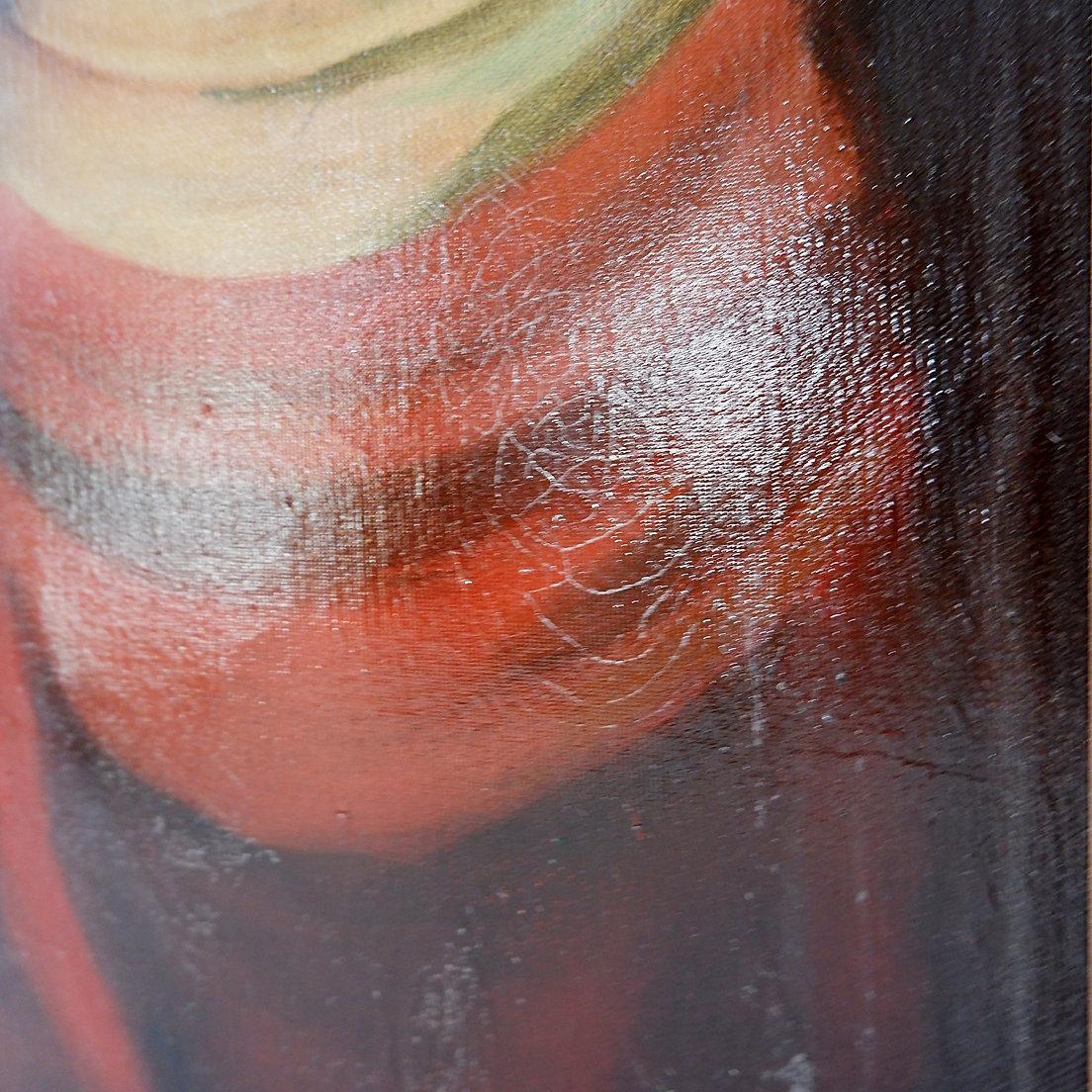 Gemälde auf Leinwand signiert J. Meirt im Angebot 2