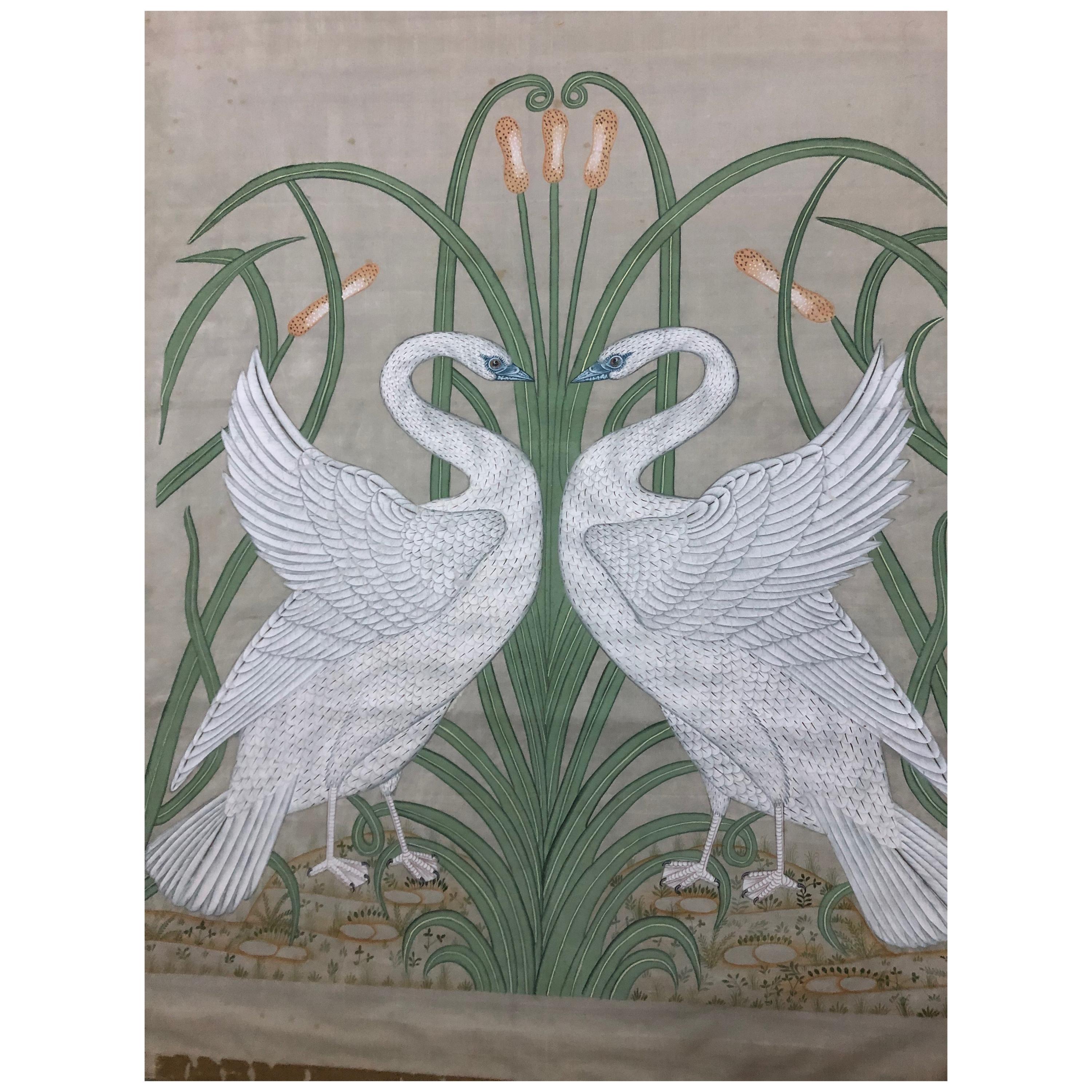 Peinture sur soie, Art nouveau