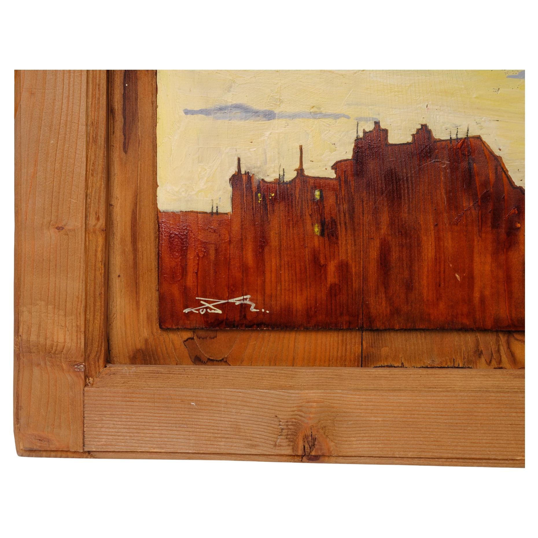 Gemälde auf Holz 