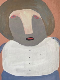 Painting on Wood Panel by Mose Tolliver