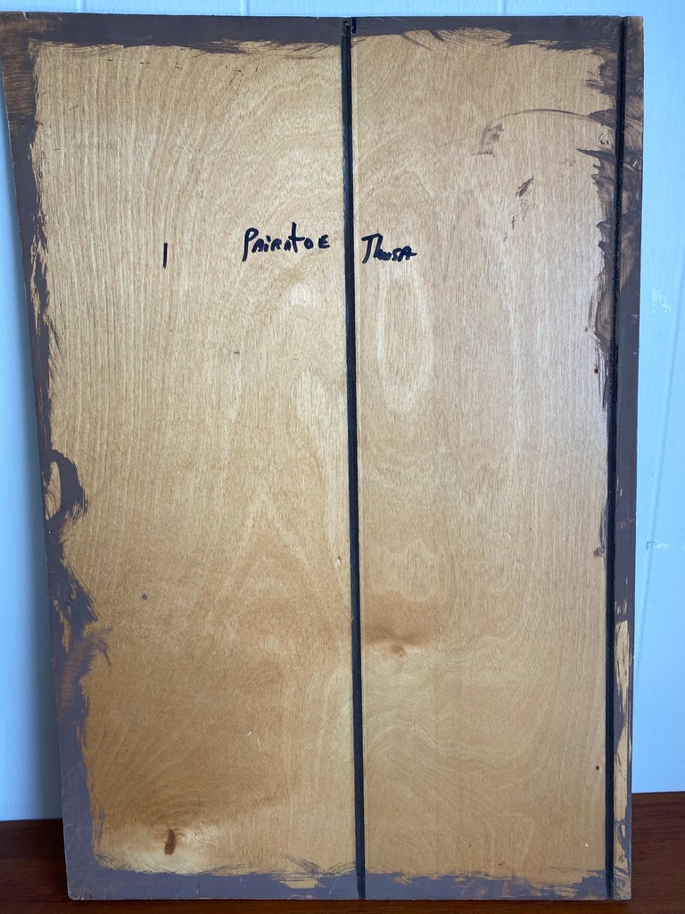 Painting on Wood Panel by Mose Tolliver at 1stDibs