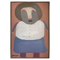 Painting on Wood Panel by Mose Tolliver