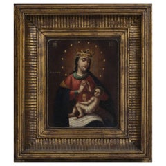 Painting - Our Lady with Child - Eastern Europe - 18th Century