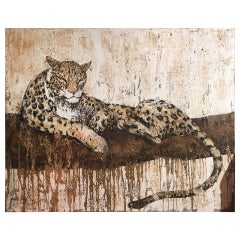 Gemälde Panther