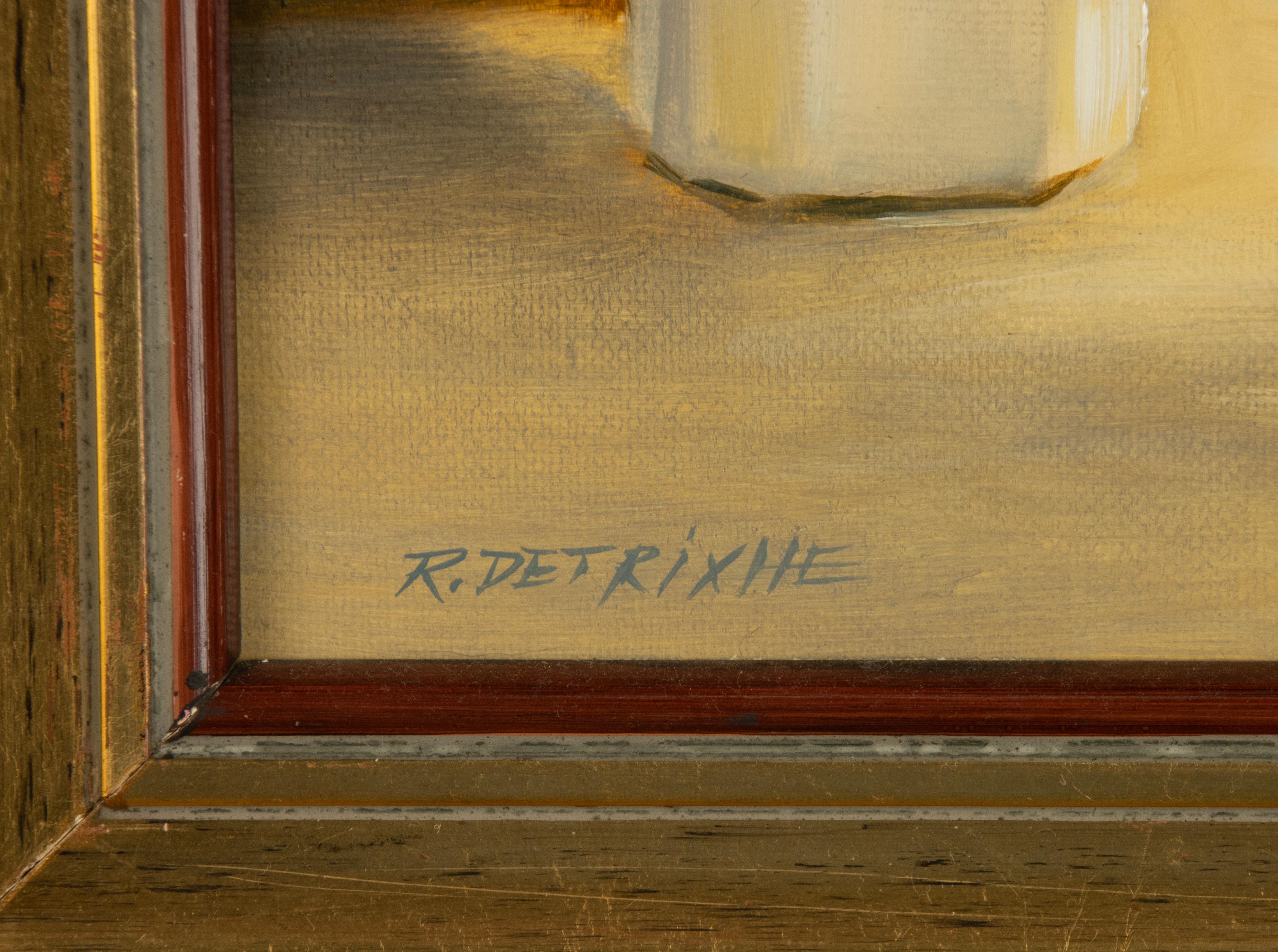 Belga Pittura - Ritratto di un cane chihuahua - Di Robert Detrixhe in vendita