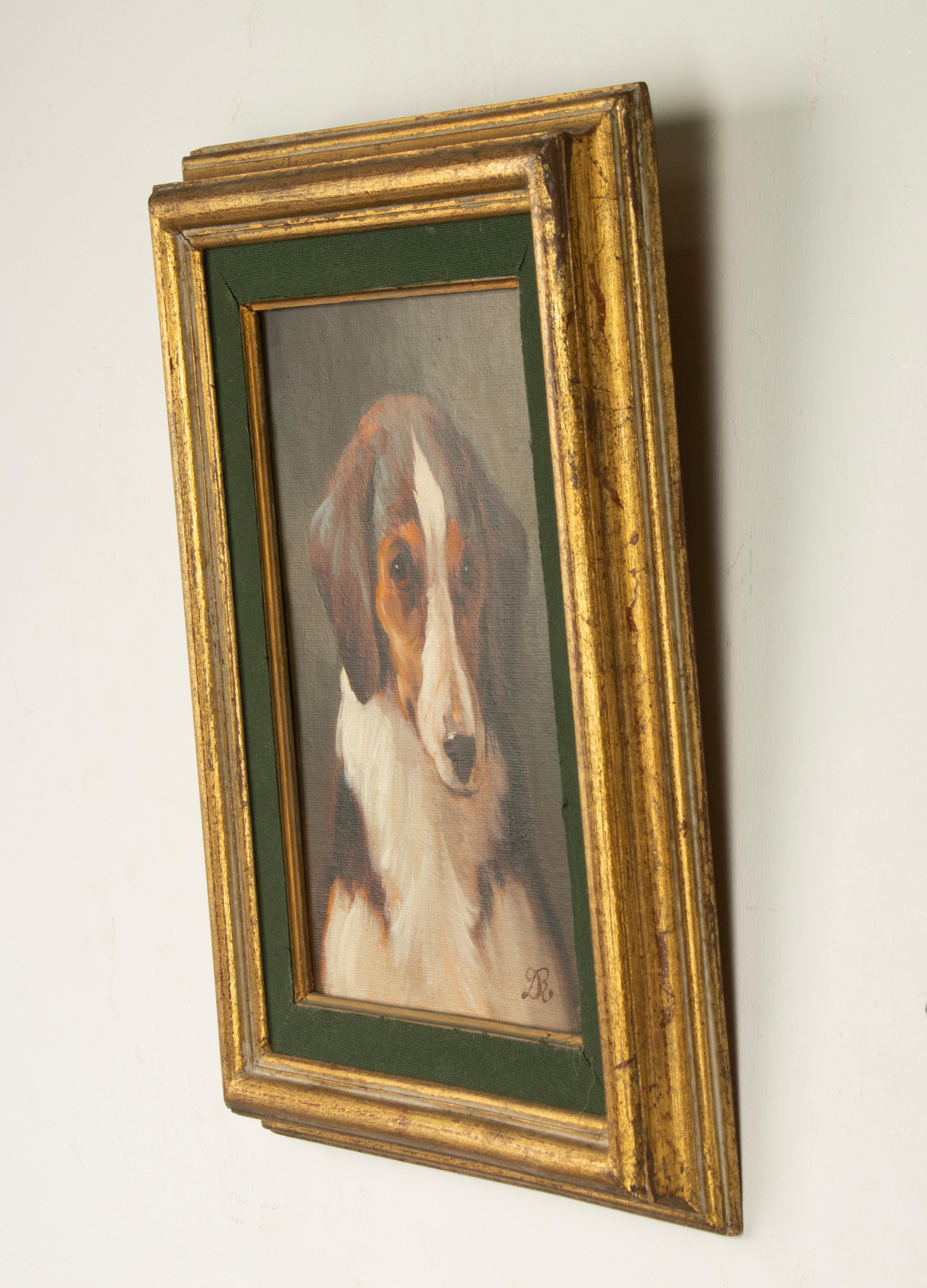 Painting - Portrait of a Collie Dog - by Robert Detrixhe In Good Condition For Sale In Casteren, Noord-Brabant