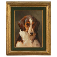 Painting - Portrait of a Collie Dog - by Robert Detrixhe