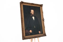 Pittura "Ritratto di un antenato", XIX secolo