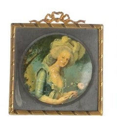Painting - Portraits of Napoleon Bonaparte and Marie Antoinette