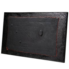 Painting Red Border by Albert Johansson, Sweden, 1960