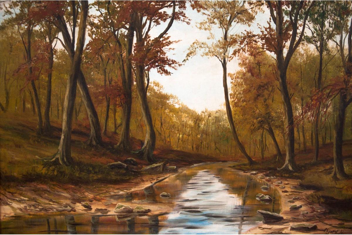 peinture ruisseau