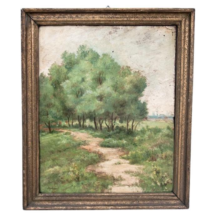 Gemälde „Road through the thicket“.