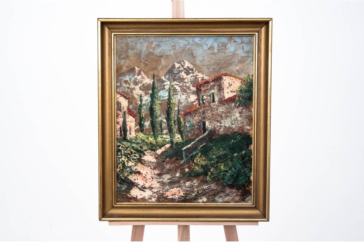 Toile Peinture « Road towards the Mountains » en vente