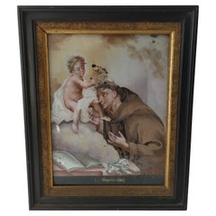 Dipinto - Sant'Antonio con il Bambino Gesù - XVIII secolo