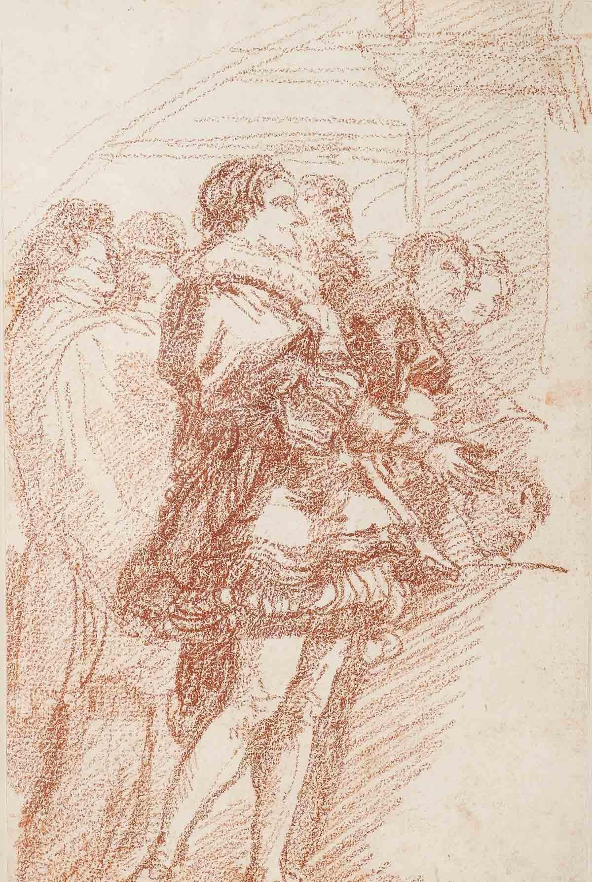 Painting, Sanguine on Paper by Jean Robert Ango (1710-1773), XVIIIth Century.

Sanguine, drawing on paper of a notable man of the town, framed from the XVIIIth century by Jean Robert Ango .

Drawing: H: 27.8cm, W: 20.5cm
Framed: h: 36.5cm, w: