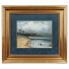 Dipinto "Seashore", Lettonia, di Kreics Stanislavs, anni '70