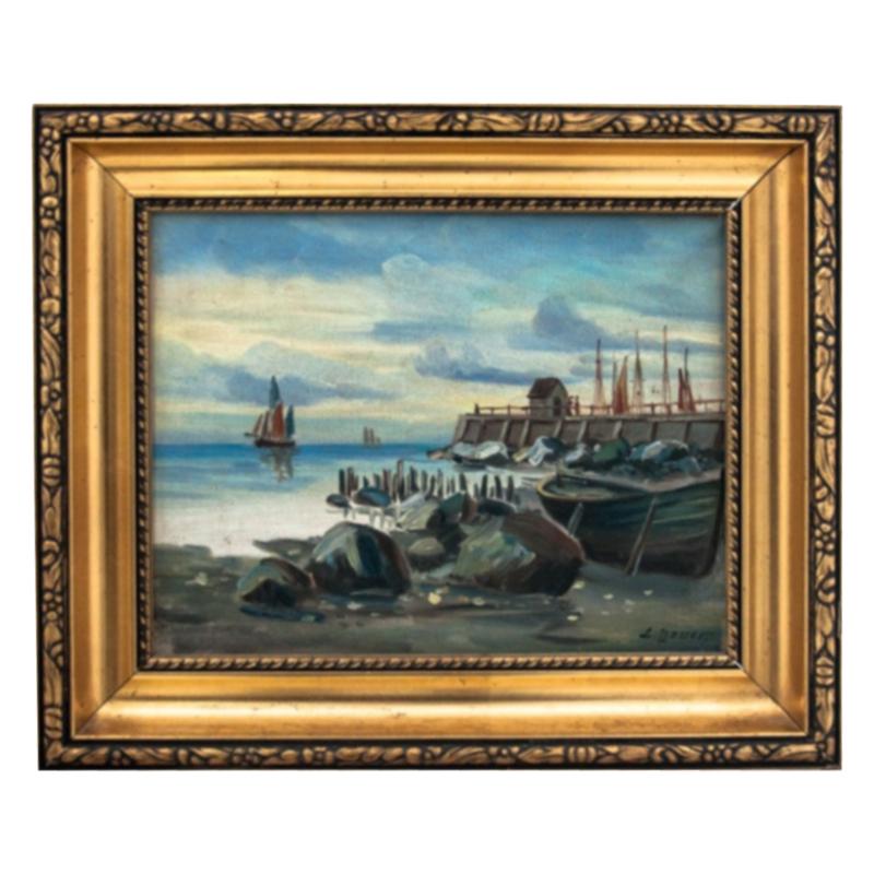 Painting "Ships at sea"