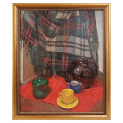 Dipinto "Natura morta", Lettonia, di Lūkins A., 1938