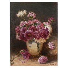 Painting "Still Life With Asters", Russia By Klever Yuliy, 1914