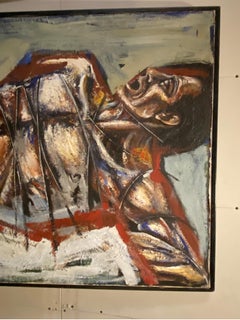 Painting "The Awakening of Gulliver" by Texas Artist Jacqui Von Honts