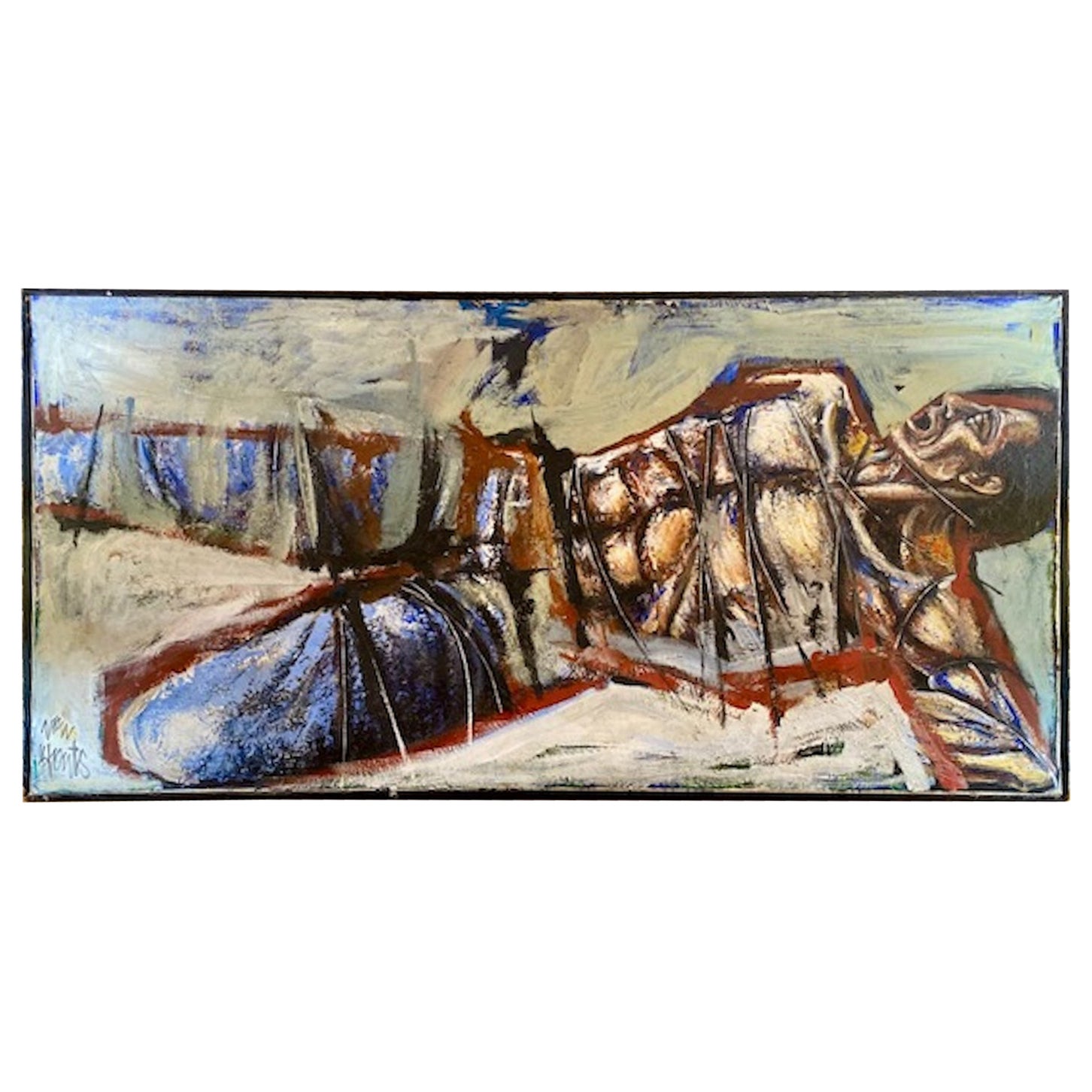 Painting "The Awakening of Gulliver" by Texas Artist Jacqui Von Honts