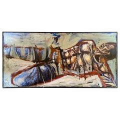 Painting "The Awakening of Gulliver" by Texas Artist Jacqui Von Honts
