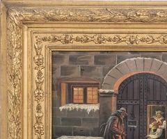 Painting - 'The Manor House Door' - European School - 19th Century