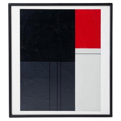 Painting ‘Untitled (Århus I)’ by Ole Schwalbe, Denmark, 1963, oil on canvas