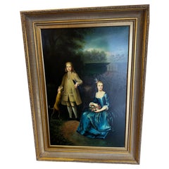 painting was inspired by the 1733 portrait Master Edward and Miss Mary Macro, th