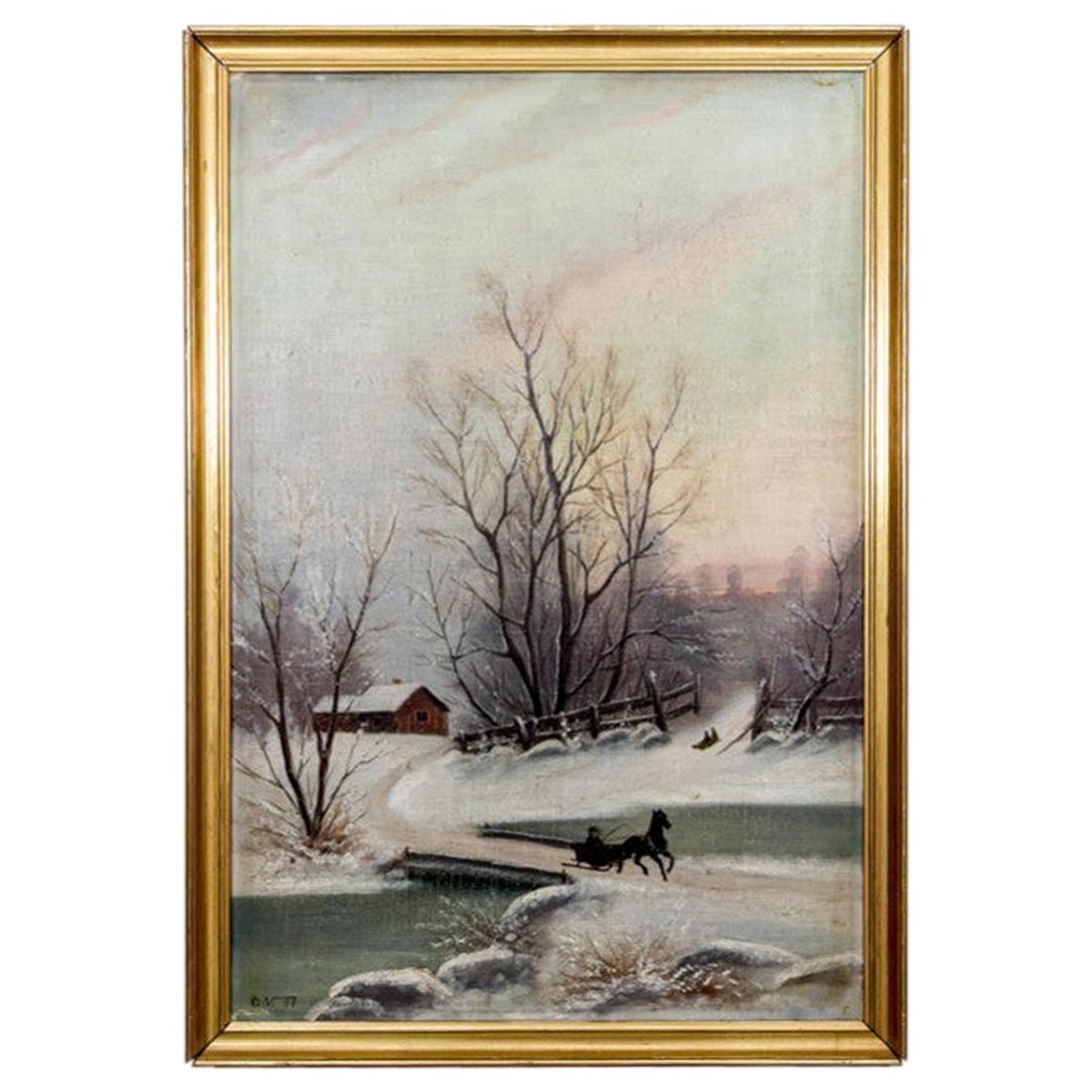 Painting "Winter Landscape"